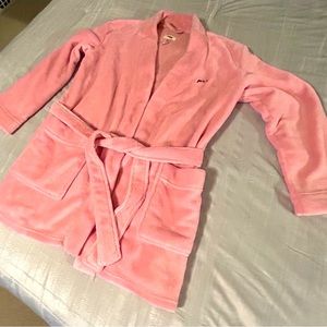 PINK XS Plush pink robe
